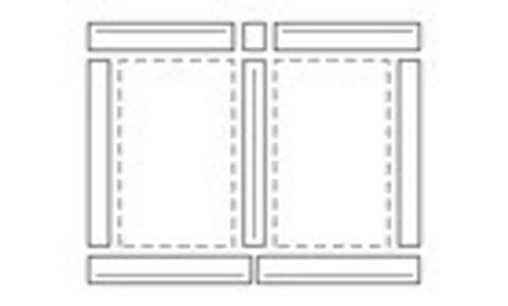 Vaillant-Indach-Grundset-nebeneinander-fuer-2-x-Kollektor-VFK-vertikal-0020092569 gallery number 1
